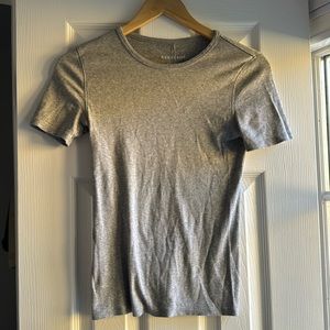 Gray everlane ribbed tee